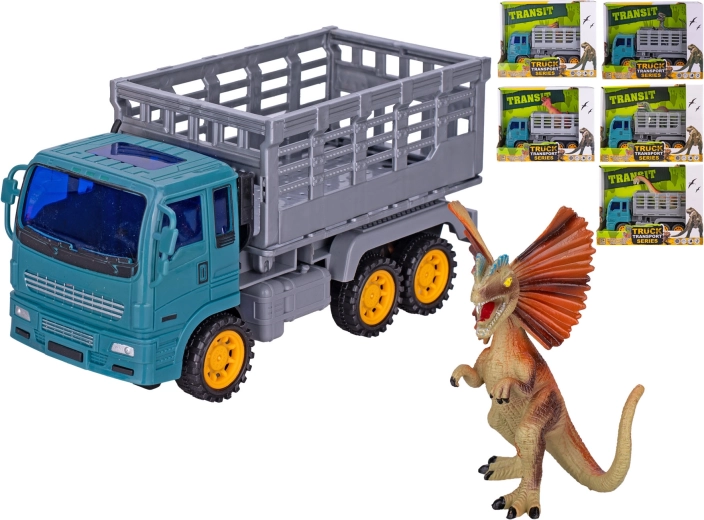 Friction-Powered Truck with Dinosaur Figure