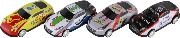 Vibrant colors and racing graphics