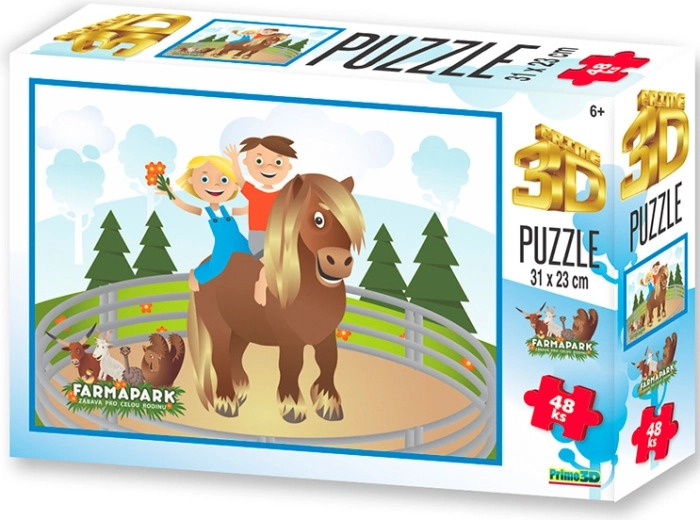 3D пъзел Farmapark конче 48 части