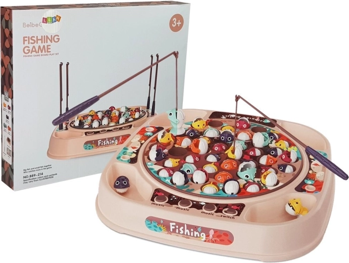 Dexterity Fishing Game with Music – Pink