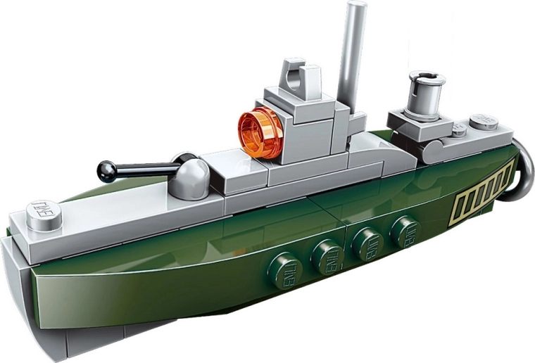 Qman Amphibious Panzer подводница Mosasaur