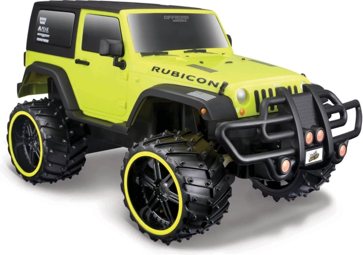 Maisto RC Jeep Wrangler Rubicon Off-Road Yellow 1:16