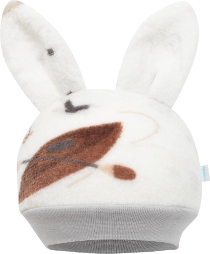 Детска wellsoft шапка с ушички New Baby Eskimo