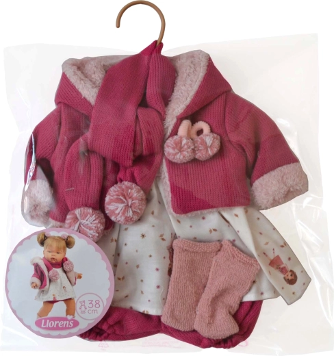 Complete winter outfit for a 38 cm doll
