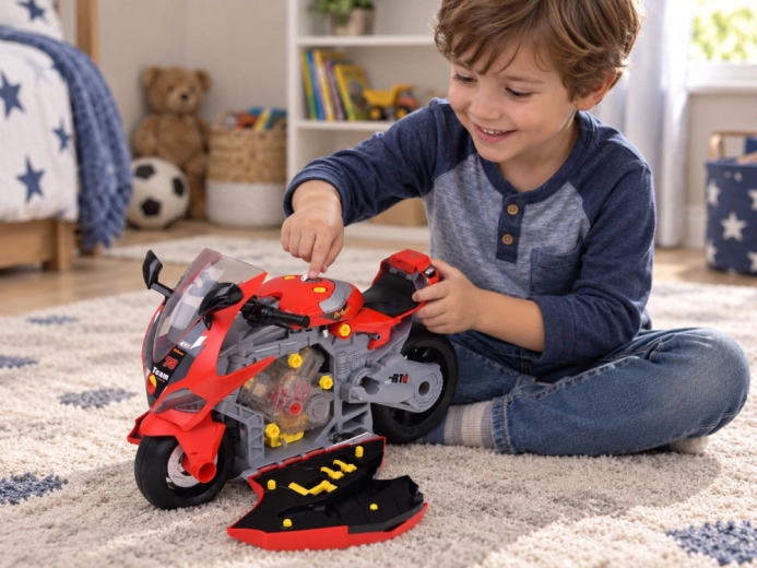 Removable engine with moving parts