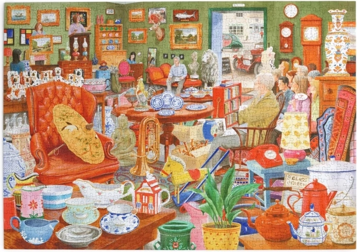House of Puzzles Antique Auction Puzzle 1000 Pieces