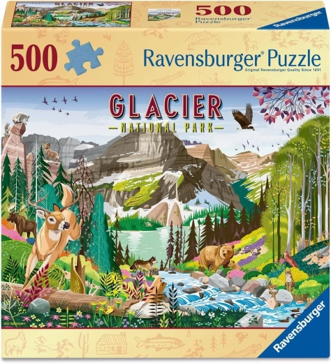 Пъзел Ravensburger Национален парк: Ледник 500 части