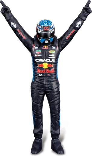 Max Verstappen driver figure in a championship pose
