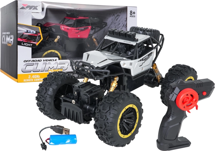 Climb Power RC crawler 1:18 сребърен