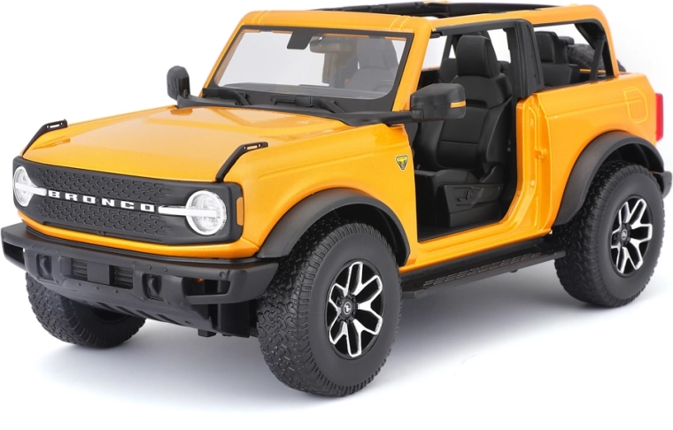 Maisto Ford Bronco Badlands orange 1:18 model without doors