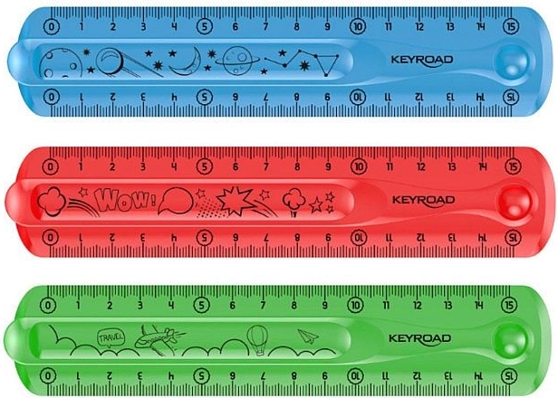 Гъвкава линия KEYROAD Flexi 15 см