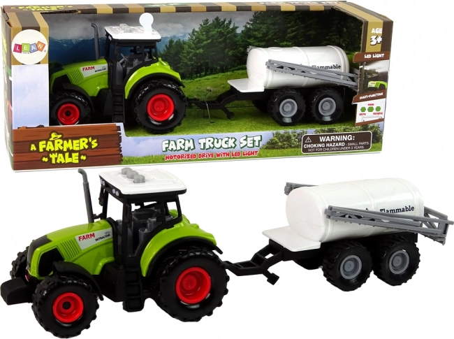 Kids’ tractor with cultivator with lights and sounds – Green