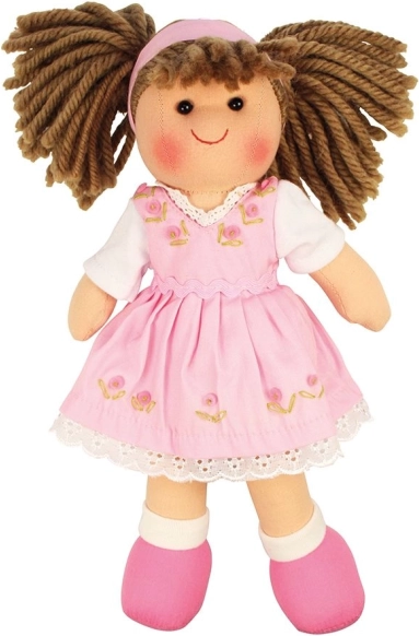 Парцалена кукла Rose от Bigjigs Toys 28 см