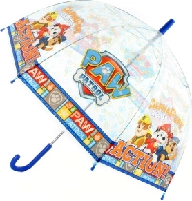 Transparent Umbrella with Paw Patrol Design