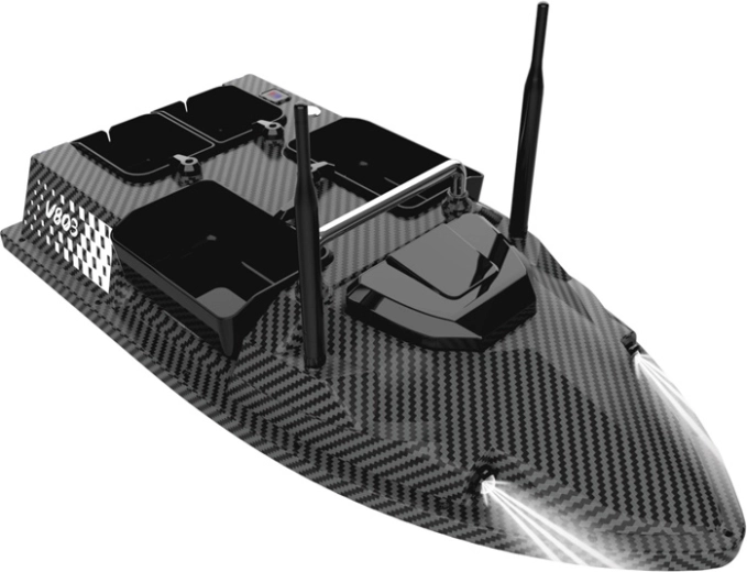4 independent bait hoppers and high payload capacity of 3 kg