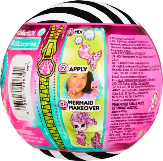 L.O.L. Surprise! Mermaid Doll with Lip Gloss - 1 piece