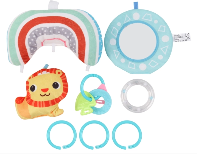 Sensory hanging toys for sight and touch