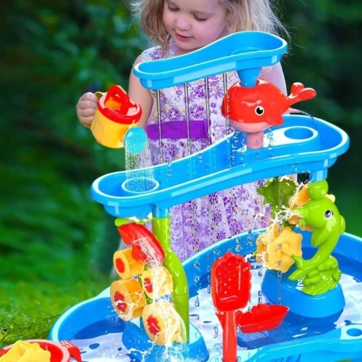 Тристепенна каскада с водни колела