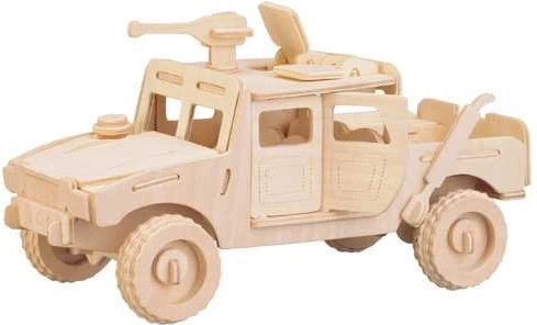Woodcraft дървен 3D пъзел бойна машина