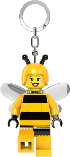Светещ ключодържател LEGO минифигурка – момиче пчеличка