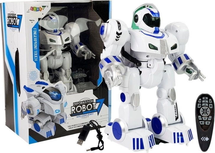 Interactive 2-in-1 Remote-Controlled Robot with Dancing and LED Lights