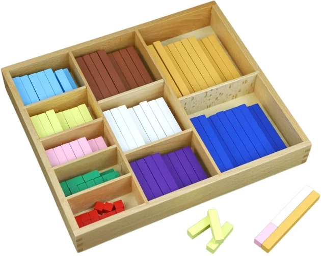Moyo Montessori colored counting rods