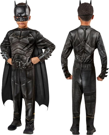 Детски костюм BATMAN с маска и плащ 129–139 см (8–10 години)