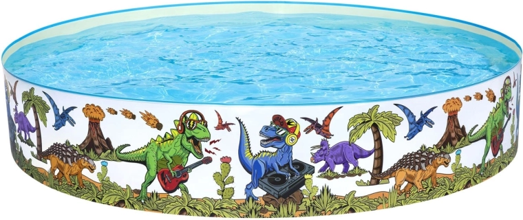 Playful dinosaur design