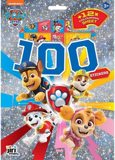 Paw Patrol Stickers and Coloring Pages (100 pcs)