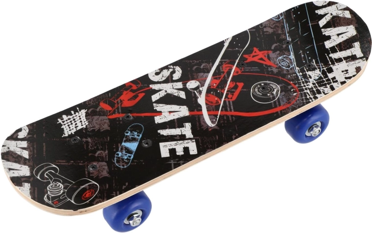 Metal trucks and blue wheels