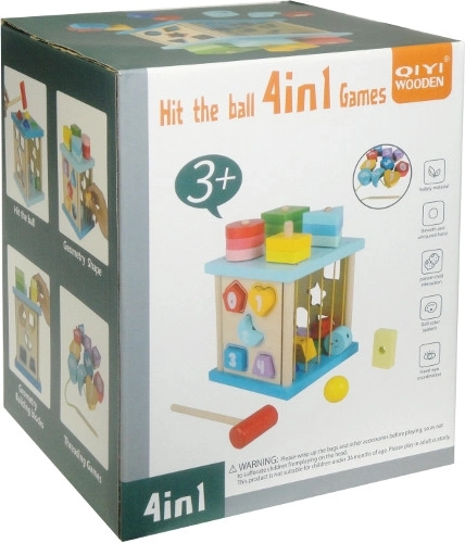 Wooden Educational 4-in-1 Sorter for Children