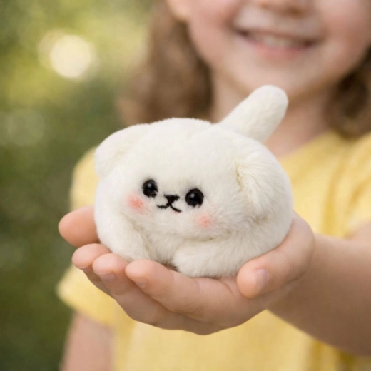 Soft plush that fits in your hand