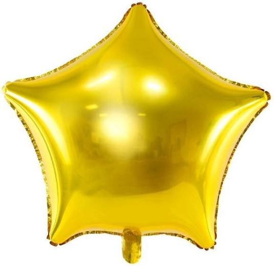 Gold star foil balloon 45 cm