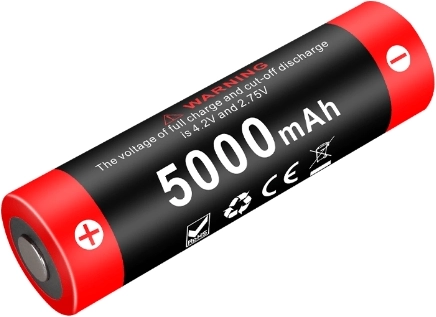 Rechargeable Li-Ion Battery 21700 3.6 V 5000 mAh KLARUS