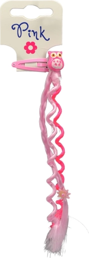 Pink Owl Hair Accessories Set for Little Stylists