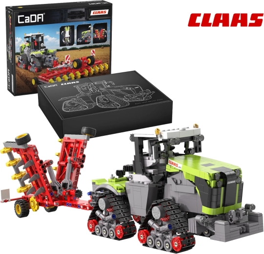 Конструктор CaDA трактор CLAAS XERION 5000 TRAC TS на вериги 1:32 (1336 части)