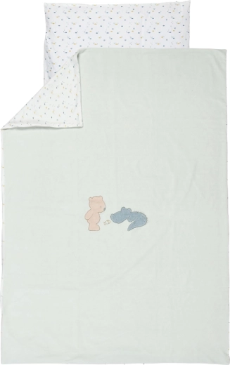Nattou детско спално бельо 2 части 100×140 и 40×60 Romeo, Jules & Sally