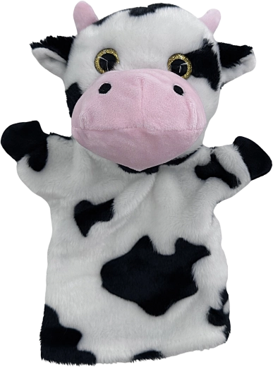 Plush Cow Hand Puppet