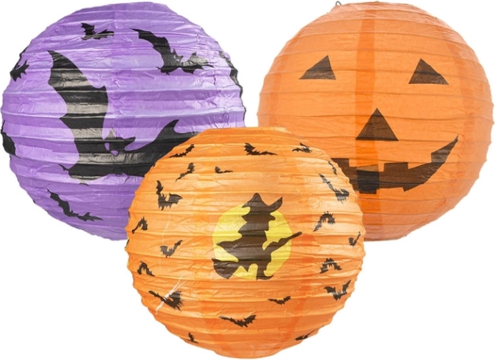 Paper Halloween lantern - 1 piece