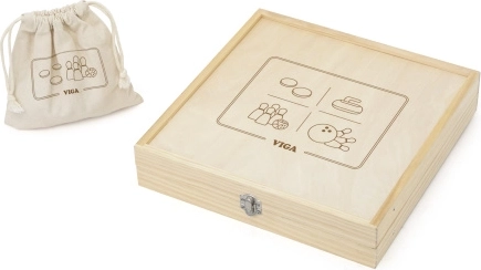 Wooden game set 4 in 1 - 1 piece