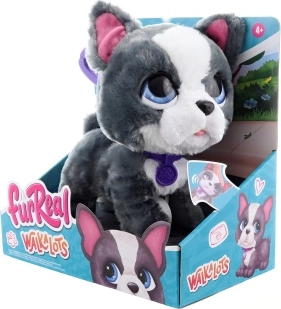FurReal Walkalots French Bulldog – interactive plush dog on a leash 20 cm