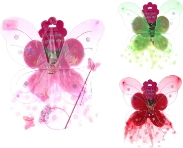 Children's Fairy Set with Wings, Tutu Skirt and Accessories
