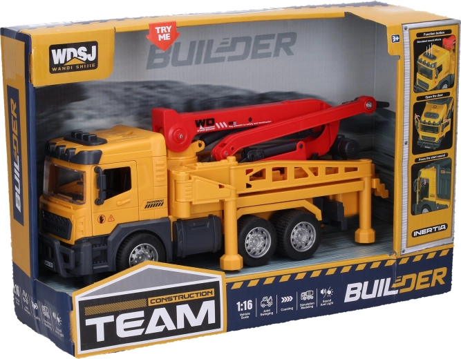 Construction vehicle that sprays water 28 cm - 1 piece