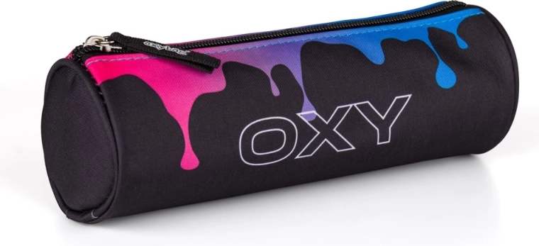 Round zip pencil case for everyday school use