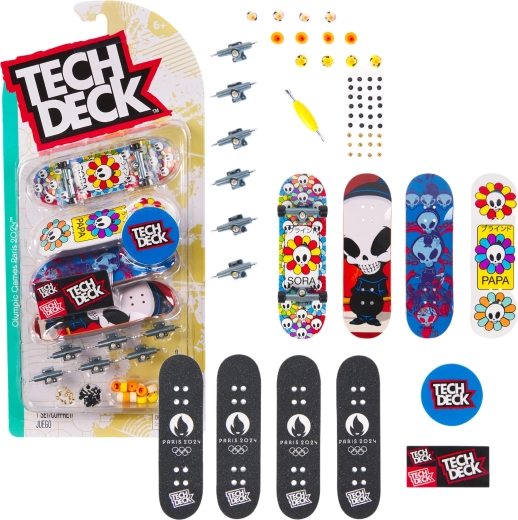 Tech Deck Paris 2024 set of 4 mini fingerboards