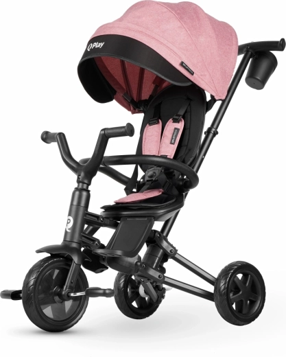 QPlay children's folding tricycle Nova Niello Pink