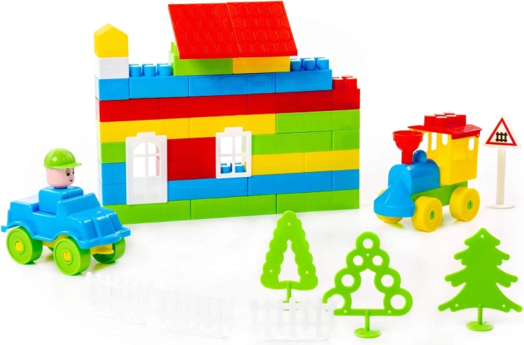 129 pieces for creative building