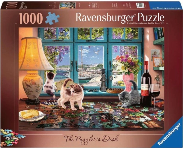 Ravensburger puzzle table for puzzle lovers (1000 pieces)
