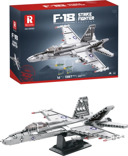 Конструктор на изтребител F-18 – 1387 части