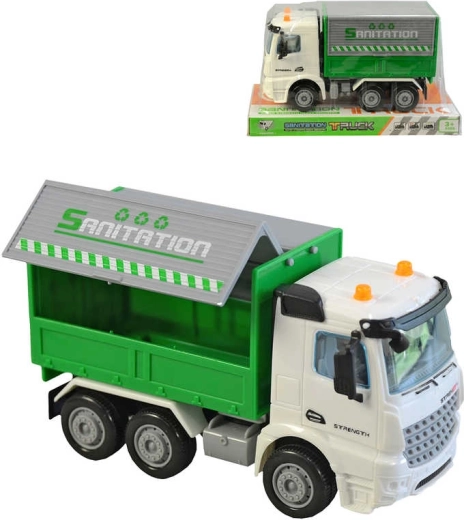 Garbage truck work vehicle (freewheel) 16 cm - 1 piece